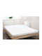 KZ Σεντόνι Υπέρδιπλο με Λάστιχο 160x200εκ. White