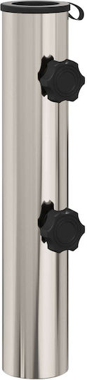 vidaXL Metallic Natural Umbrella Stand 40x40cm