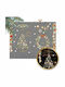 Ecarla Colorful Christmas Window Stickers 2 Sheets 90x30cm Nkd22