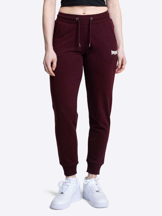Παντελόνι Φόρμας με Λάστιχο Oxblood/chalk
