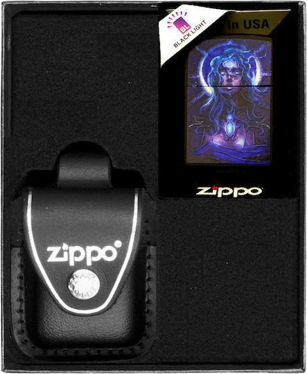Zippo Ветроустойчива Запалка С Пламък В Бежов Цвят