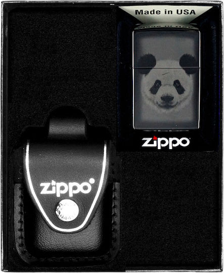 Zippo Brichetă Rezistentă la Vânt cu Flacără în Culoare Bej