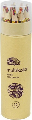 Fiorello Multicolor Pencils 12 Pieces Tube Set 170-2299