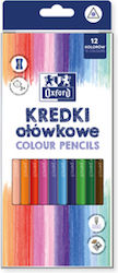 Oxford Creioane Colorate Regulate 12 Culori