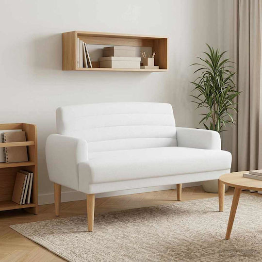 Doppelsitzer Sofa Weiß 116x67x80cm