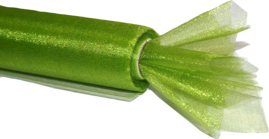 PartyPro Ύφασμα Διακόσμησης Οργάντζα Light Olive