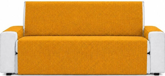 Pucioasa Elastic Cover For Three Seater Sofa Yellow