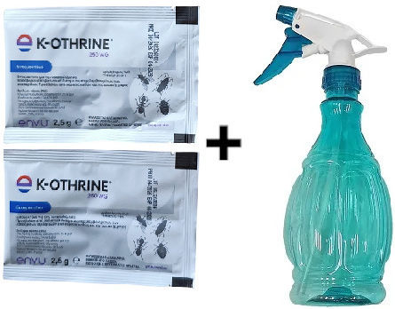 Envu 2 X K-othrine 250wg Powder for Cockroaches Ants Flies 2.5gr 300ml K5-PS300-1