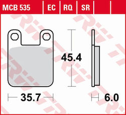 Trw Zf Brake Pads Kh115 Organic Ktm Sx 60 65 98-01 Suzuki Ay 50 97-06 Yamaha Tzr 50 03 Front Rear