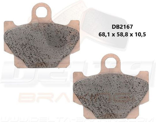 Vorderseite Motorradbremsbeläge Delta 650 XJ Turbo 82 N A 350 RD YPVS 83 84