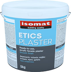 Etics Plaster Fine Υδατοαπωθητικος Σοβας Λευκος 1.5mm Isomat 5kg 2b