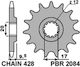 Pbr Vorderes Ritzel Jtf1907 14 Ktm Sx 85 Stahl Langlebig Robust