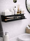 SteweHome SteweHome An Der Wand Montierte Badezimmerregale Metallisch Schwarze