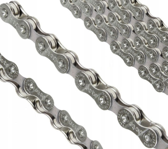 Taya Chain Αλυσίδα Ποδηλάτου 7 / 8 Ταχυτήτων 116L Ασημί