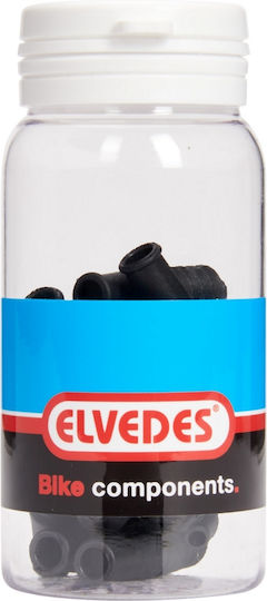 Elvedes Black Rubber Cover V-brake Brakes 35mm 15 Pcs