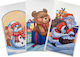 PartyPro PartyPro Kunststoff Weihnachts Geschenkverpackung Tasche für Geschenk 20x35cm 10 Stück