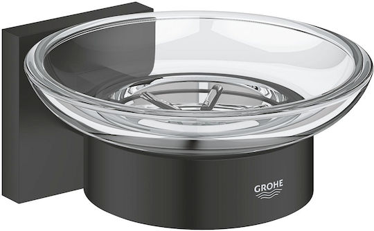 Grohe Cube Επιτοίχια Σαπουνοθήκη Μαύρη 4067393016311