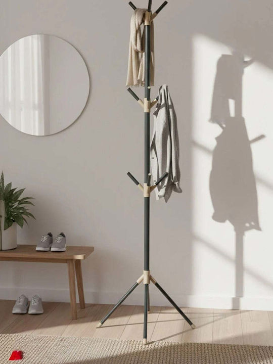 SteweHome Καλόγερος Μεταλλικός Πολύχρωμος 117cm