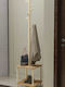 SteweHome Καλόγερος Ξύλινος Καφέ 160cm