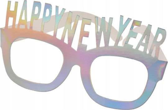 Happy New Year Papier Brillen 4 Stück