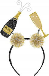 Headband Champagne Glass New Year's Eve New Year Carnival Ball