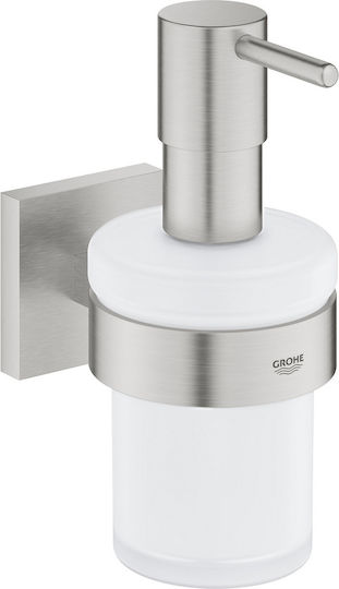Grohe Cube Επιτοίχιο Dispenser από Ανοξείδωτο Ατσάλι Γκρι