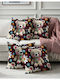 SteweHome Kids Decorative Pillow Case Burgundy