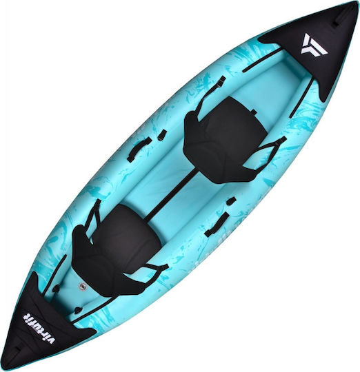 Virtufit VFW06139 Caiac Gonflabil de Mare pentru 2 Persoane Turcoaz