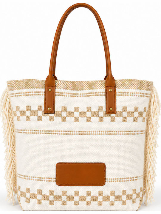 Frottee Strandtasche Beige