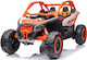 AM Maverick UTV Doppelsitzer mit Fernbedienung Lizenziert 24 Volt Orange für 3+ Jahre