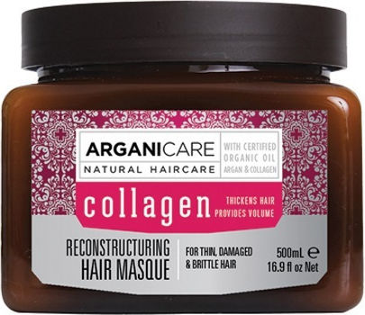 Arganicare Collagen Μάσκα Μαλλιών για Επανόρθωση 500ml