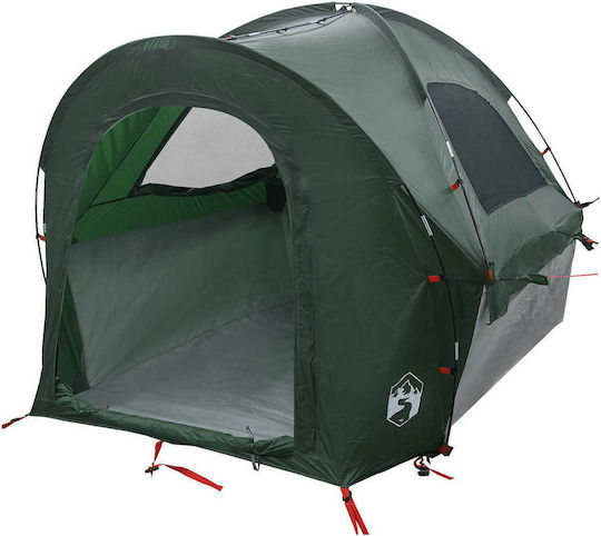 vidaXL Summer Camping Car Tent Green 200x170x170cm