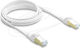DeLock Flaches U/FTP (STP) Kat.8.1 Netzwerkkabel Ethernet 1m Weiß