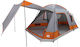 vidaXL Καλοκαιρινή Σκηνή Camping Πορτοκαλί για 8 Άτομα 470x260x182εκ.