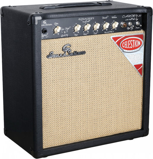 Soundsation Tube Combo Amplifier for Electric Guitar 20W Black