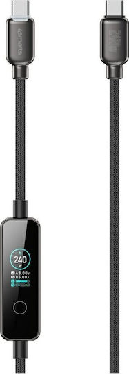 4Smarts USB 2.0 Cable USB-C male - USB-C 240W PD Μαύρο 1.2m 543240