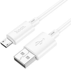 Hoco X88 Regular USB 2.0 La Cablu Micro USB Alb...