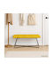 Samt Tabouret Gelb 45x110x40cm