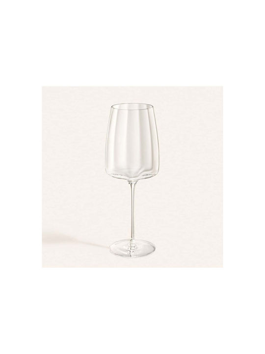SteweHome Glass for White and Red Wine in Red Colour
