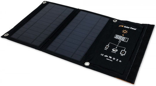 Tragbares Klappbares Photovoltaikpanel Reise 21w Usb