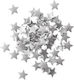 Decorative Beads Stars Silver Diy 1.5cm 60pcs