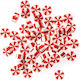 Polymer Beads Christmas Candies 1cm 48pcs