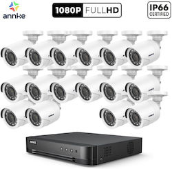 Annke Σύστημα Παρακολούθησης 16 Καμερών 1080p Annke Σύστημα Παρακολούθησης 16 Καμερών 1080p