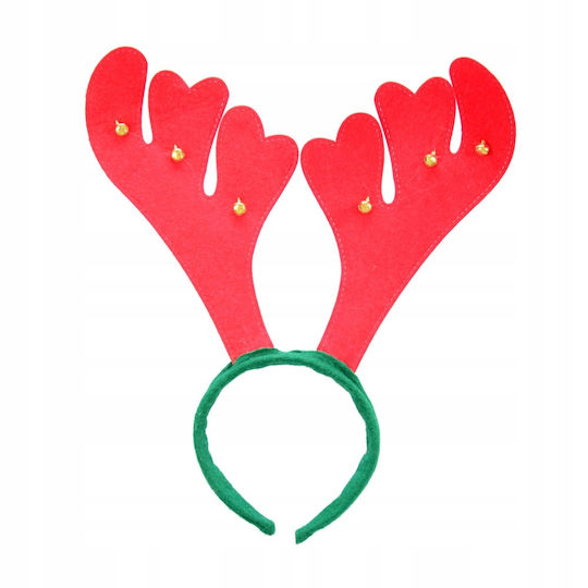 Reindeer Antler Headband Bells 1 Pc