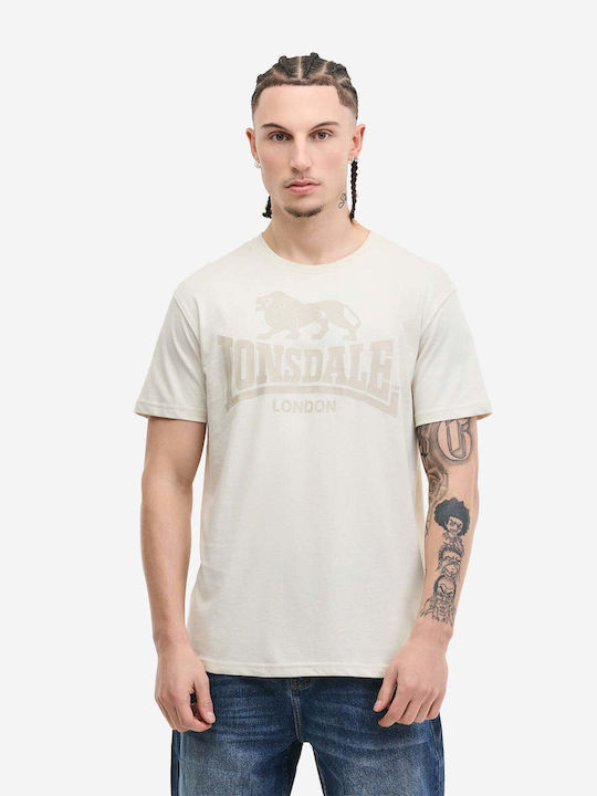 Lonsdale Logo T-shirt Bone White/sand