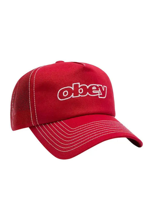 Obey Form Trucker Unisex Kappen Baumwolle Polye...