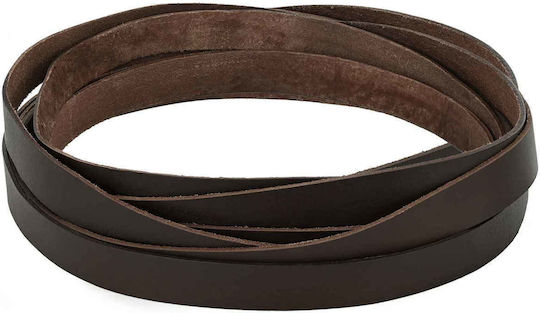 vidaXL Leder Schnürsenkel Braun Länge 5m