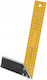 Yellow-black 250mm Square Ruler