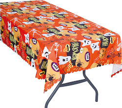 Husă De Masă Pentru Petreceri Halloween Portocalie Din Material 134x177cm