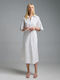 Summer Midi Dress White